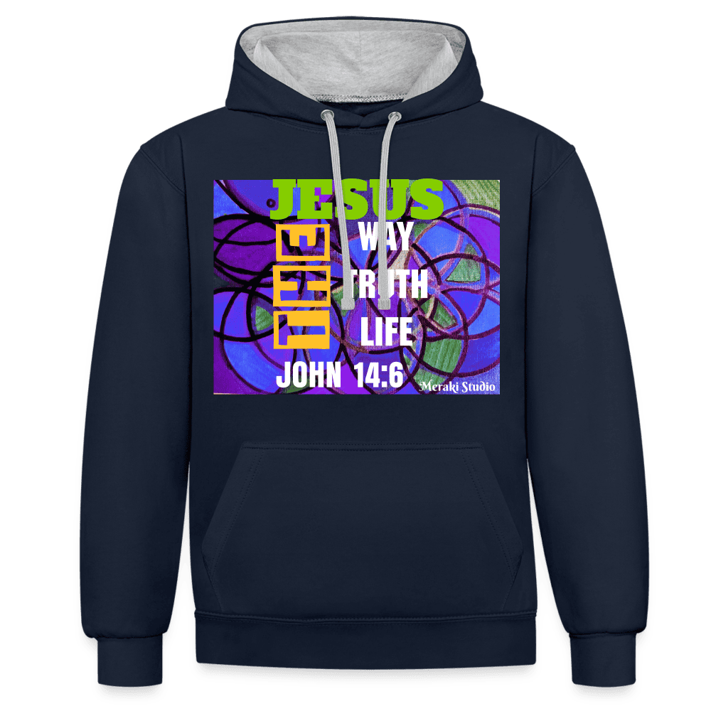 Contrast Colour Hoodie | AWDis Just Hoods