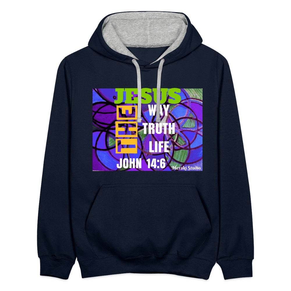 Contrast Colour Hoodie | AWDis Just Hoods