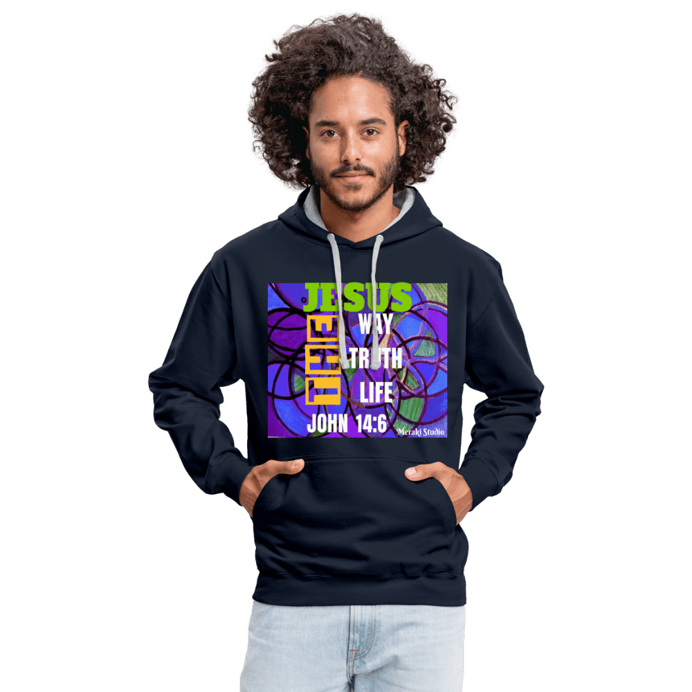 Contrast Colour Hoodie | AWDis Just Hoods