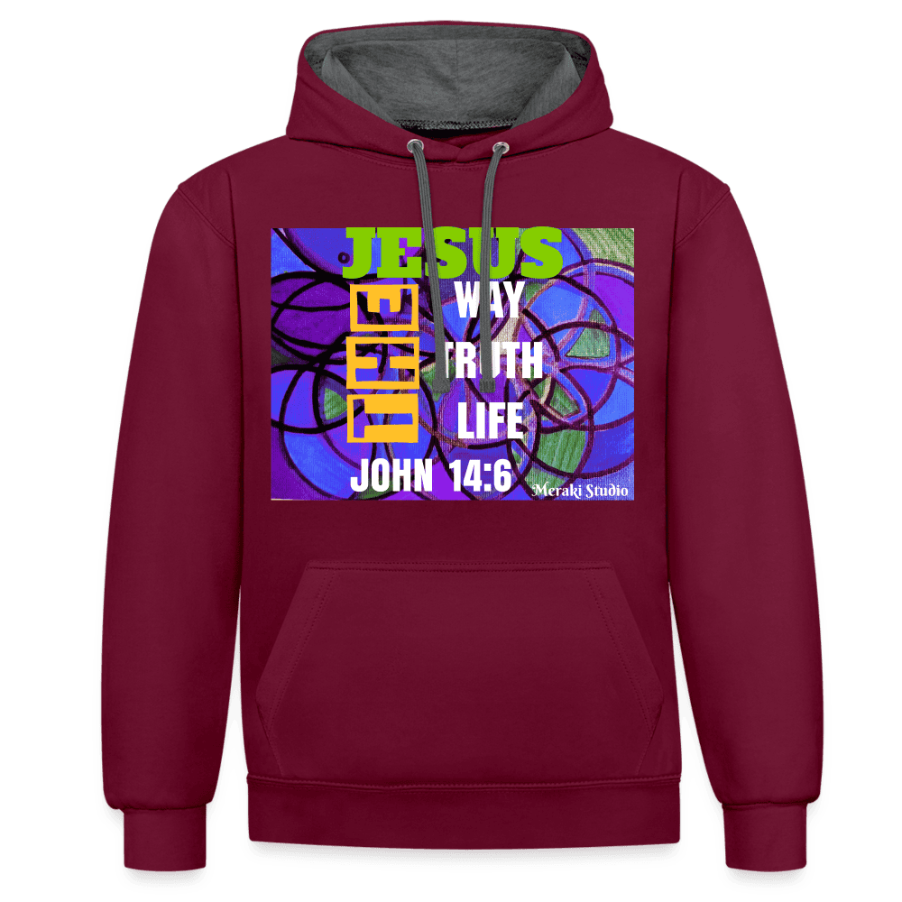 Contrast Colour Hoodie | AWDis Just Hoods