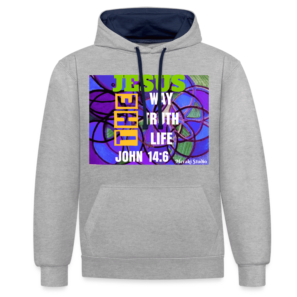 Contrast Colour Hoodie | AWDis Just Hoods