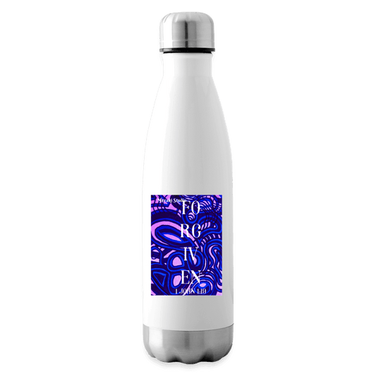 Insulated Water Bottle - white