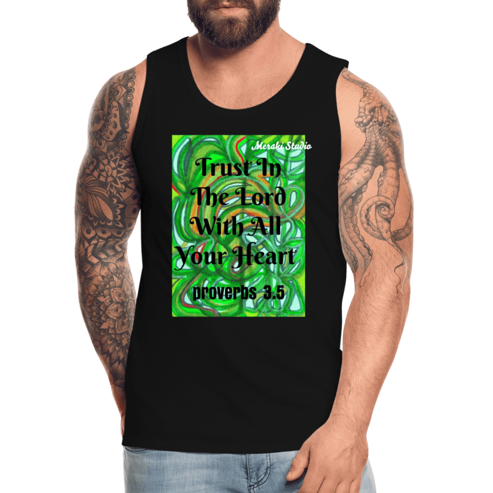 Men’s Premium Tank Top - black