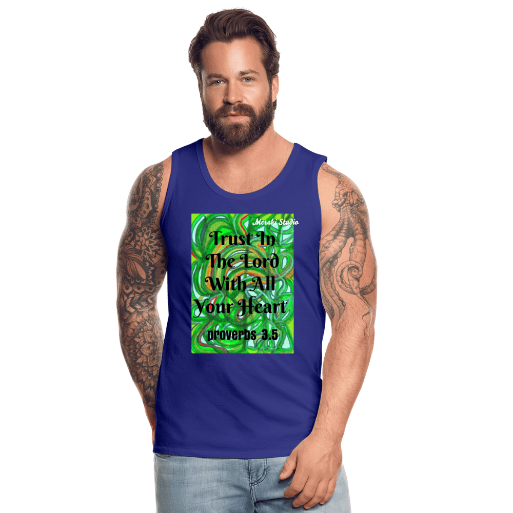 Men’s Premium Tank Top - royal blue