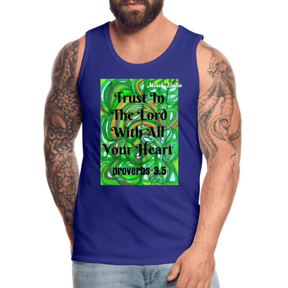 Men’s Premium Tank Top - royal blue