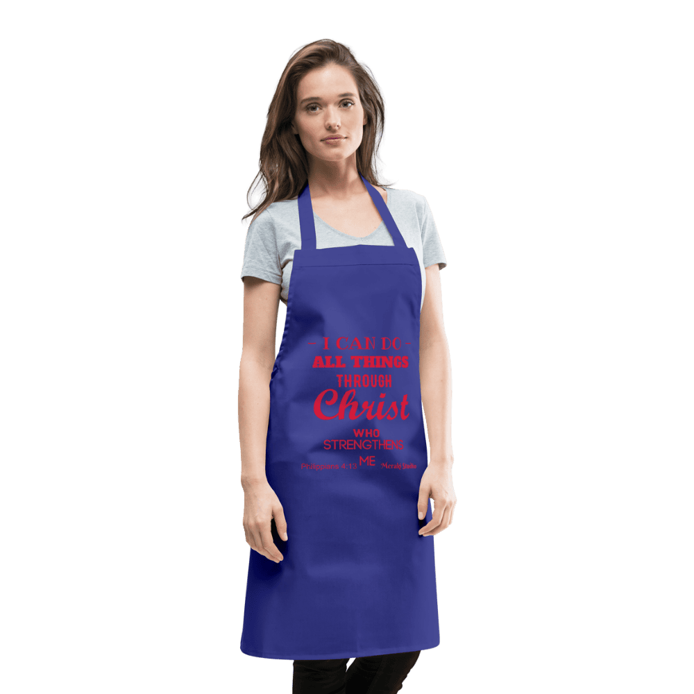 Cooking Apron - royal blue