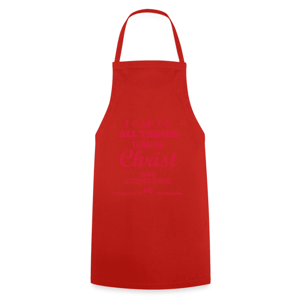 Cooking Apron - red