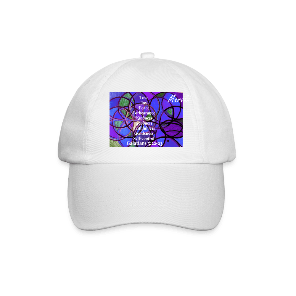 Baseball Cap - white/white