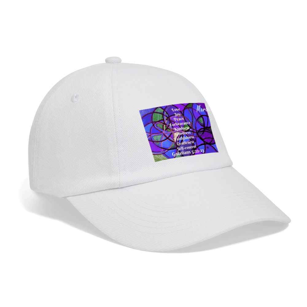 Baseball Cap - white/white