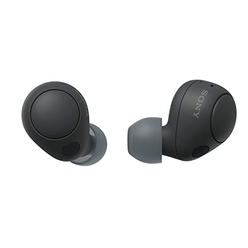 Sony WF-C700N Wireless, Bluetooth, Noise Cancelling Earbuds (Small, Lightweight Earbuds with Multi-Point Connection, IPX4 rating, up to 20 HR battery, Quick Charge, iOS & Android) Black