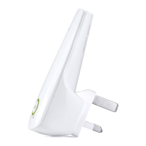 TP-Link N300 Universal Wi-Fi Range Extender, Broadband/Wi-Fi Booster, Plug and Play, WPS, UK (TL-WA854RE)