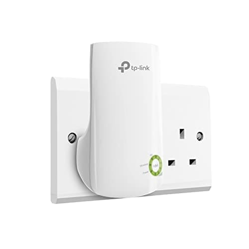 TP-Link N300 Universal Wi-Fi Range Extender, Broadband/Wi-Fi Booster, Plug and Play, WPS, UK (TL-WA854RE)