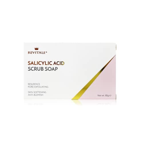 Revitale Salicylic Acid Scrub Soap, Pore Exfoliating, Softening Skin, Anti-Blemish