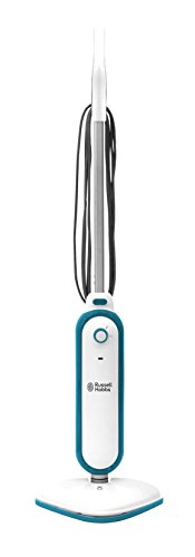 Russell Hobbs RHSM1001-G Steam and Clean Steam Mop White & Aqua - Free 2 year guarantee