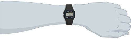 CASIO STANDARD DIGITAL WATCH WITH LED-LIGHT F-91W-1JF