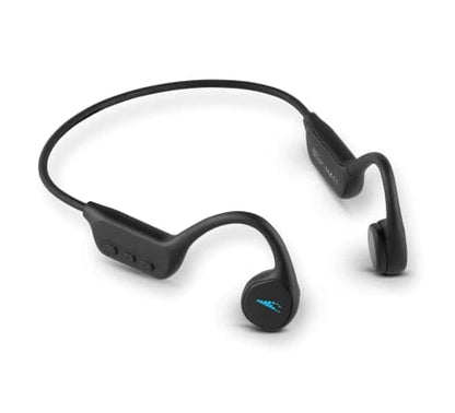 H2O Audio TRI Multi-Sport Waterproof Bone Conduction Headphones, Bluetooth Open Ear Headphones with Built-in MP3 Player up to 6-Hour Battery Life, 8 GB - for Swimming, Running, Cycling, Hiking (Black)