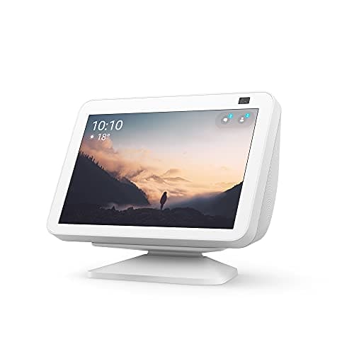 Echo Show 8 (2nd generation) Adjustable Stand | Glacier White