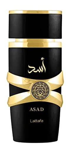 Lattafa Asad Premium Perfume Refreshing Oud and Musk Fragrances Eau De Parfum 100 ml Perfume for Unisex (Pack of 1), 100 ml (Pack of 1)