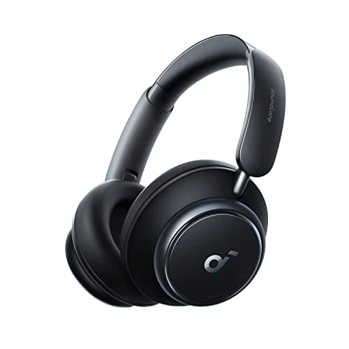 soundcore by Anker Space Q45 Adaptive Noise Cancelling Headphones, Reduce Noise By Up to 98%, Ultra Long 50H Playtime, App Control, Hi-Res Sound with Details, Bluetooth 5.3, Ideal for Traveling