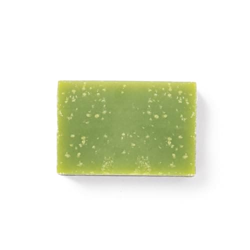 Hand Blocks: Lime & Sandalwood - Cold Processed Natural Soap Bars - Plastic, Palm, SLS, SLES & Paraben Free