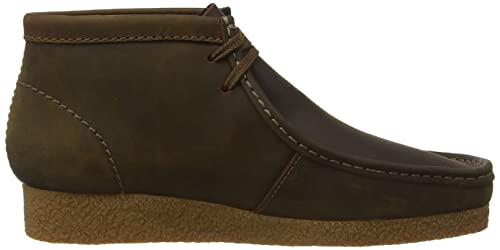 Clarks Shacre Wallabee Boot, mens Chukka, Dark Sand Suede, 8 UK (42 EU)