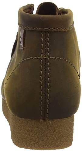 Clarks Shacre Wallabee Boot, mens Chukka, Dark Sand Suede, 8 UK (42 EU)