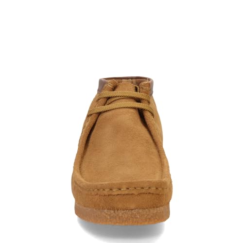 Clarks Shacre Wallabee Boot, mens Chukka, Dark Sand Suede, 8 UK (42 EU)