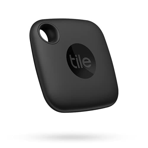 Tile Mate (2022) Bluetooth Item Finder, 1 Pack, 60m finding range, works with Alexa & Google Home, iOS & Android Compatible, Find your Keys, Remotes & More, Black