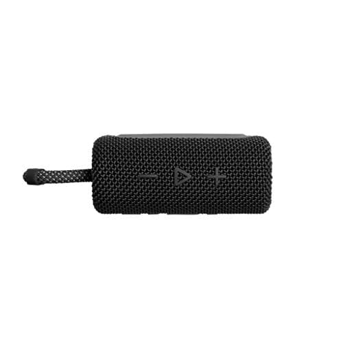 JBL GO 3 - Wireless Bluetooth portable speaker, 5 Hours of Playtime, integrated loop for travel with USB C charging cable, in black