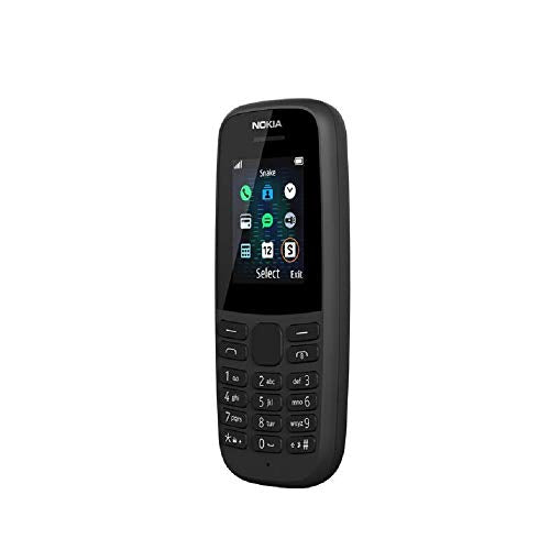 Nokia 105 (4th Edition) all carriers 1.77 Inch UK SIM Free Feature Phone (Single SIM) – Black