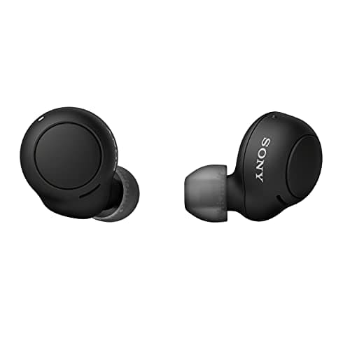 Sony WF-C500 True Wireless Headphones (Up to 20 Hours Battery Life with Charging Case - Compatible with Voice Assistant, Built-in Microphone for Phone Calls, Bluetooth) Black