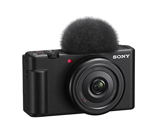 Sony Vlog camera ZV-1F | Digital Camera (Vari-angle Screen, 4K Video, slow motion, Vlog features) - Black