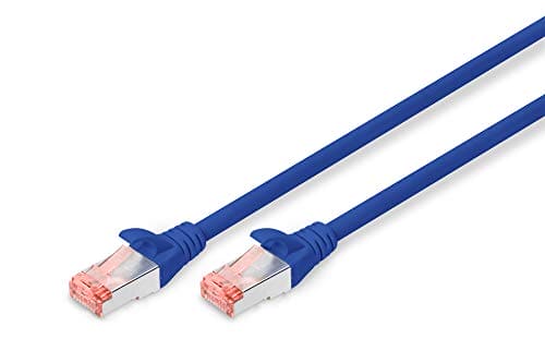 DIGITUS CAT 6 S-FTP patch cord, Cu, LSZH AWG 27/7, length 3 m, color blue