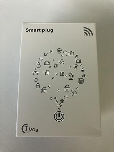 Smart WiFi Plug for Amazon Alexa - Smart Plugs with Energy Monitoring Compatible with Amazon Alexa(Echo)/Google, 16A 2.4Ghz WiFi APP Remote Control Smart Life Plug Socket UK Timer Home Devices