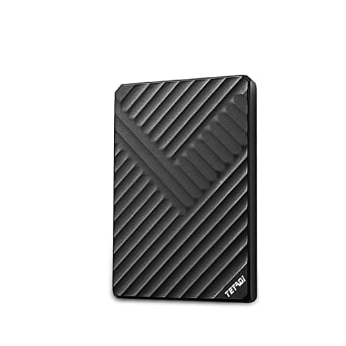 TEYADI Portable Hard Drive Secure Encrypted USB 3.0 Hi-Speed Mechanical Hard Drive 1TB - Dual Drive Backup for PC, Mac, Laptop, PS4 and Xbox one