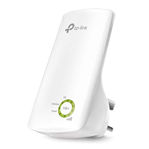 TP-Link N300 Universal Wi-Fi Range Extender, Broadband/Wi-Fi Booster, Plug and Play, WPS, UK (TL-WA854RE)