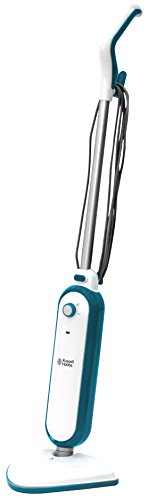 Russell Hobbs RHSM1001-G Steam and Clean Steam Mop White & Aqua - Free 2 year guarantee