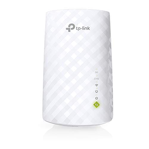 TP-Link AC750 Universal Dual Band Range Extender, Broadband/Wi-Fi Extender, Booster/Hotspot with Ethernet Port, Plug and Play, Smart Signal Indicator, UK Plug (RE220) ,White