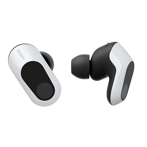 Sony INZONE Buds - True Wireless Gaming Earbuds, 360 Spatial Sound, Light Weight, Comfortable Fit, Active Noise Cancelling, AI Microphone, 24hr Battery, Low Latency Dongle, PC & PS5 Compatible - White