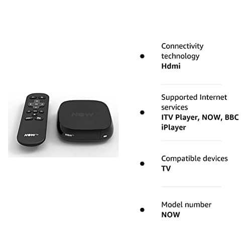 Now TV Box 2 - 1080P-YouTube - ITV Player - BBC iPlayer - 4OD - 5Demand …