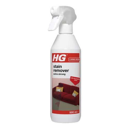 HG Stain Remover Extra Strong, Carpet Cleaner Spray & Upholstery Cleaner by HG Cleaning Products, Removes Deely Ingrained Marks, Effective for Most Types of Fabrics - 500ml (144050106)