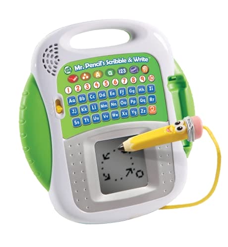 LeapFrog 600803 Mr Pencil's Scribble and Write Interactive Learning Toy Educational Baby Letters, Numbers and Shapes for Toddlers and Kids, Boys and Girls 3, 4, 5+ Year Olds