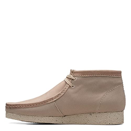 Clarks Shacre Wallabee Boot, mens Chukka, Dark Sand Suede, 8 UK (42 EU)