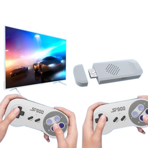 Retro Game Stick, Wireless Game Stick 4K with 4700 Classic Games, 2 Wireless Controllers, HDMI HD Output, Plug & Play Retro Games Console Video Games for Adults Kids