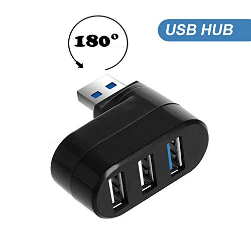 Triamisu 3.0 High Speed Usb Multi-Hub - For Pc Laptop Usb Hub 3/6 Port Usb Hub 3.0 Multi-Hub Usb Splitter 2.0 Hab 1 Multiple Adapter Usb 3.0 Card Reader - Black