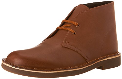 Clarks Men's Bushacre 2 Chukka Boot, Taupe Distressed Suede, 9 UK