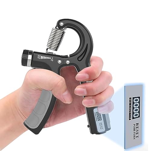 PROIRON Hand Grips Strengthener with Counter, Adjustable Grip Strength Trainer, Hand Exerciser with Stainless Steel Spring, Non-Slip Gripper, Gripster for Strong Wrists, Fingers, Forearm, Hands, Arm