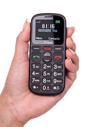 TTfone Comet Big Button Basic Simple Easy to Use Pay As You Go Emergency Mobile Phone (O2 PAYG)