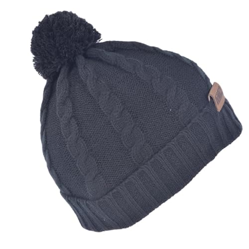 Knitted Beanie Hat - Grey