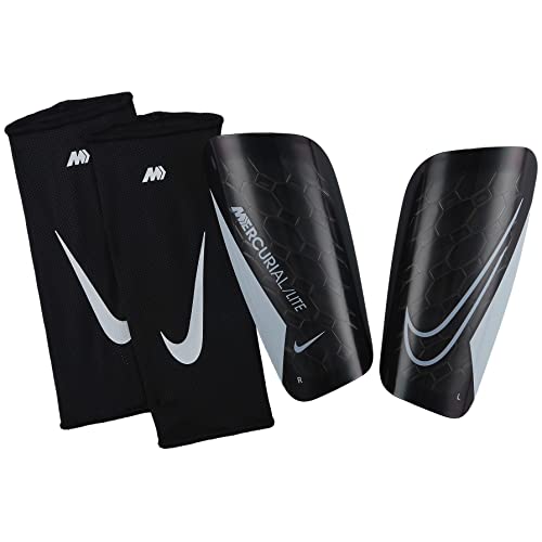 NIKE Unisex Mercurial Lite - Fa22 Protection, Black/Black/White, L UK